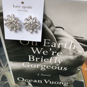 Kate Spade ♠️ crystal pave earrings. NWB